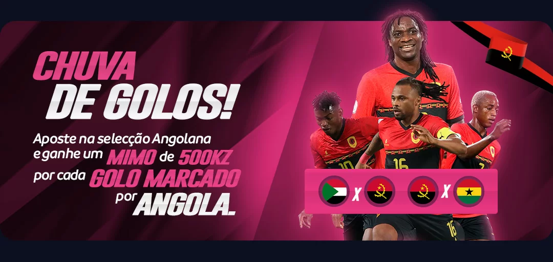 Jogo Angola vs Gana e Angola vs Sudão